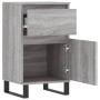 Aparadores 2 uds madera de ingeniería gris Sonoma 40x35x70 cm de vidaXL, Aparadores - Ref: Foro24-831177, Precio: 101,18 €, D...