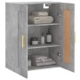 Armario de pared madera ingeniería gris hormigón 69,5x34x90 cm de vidaXL, Aparadores - Ref: Foro24-830368, Precio: 53,68 €, D...