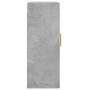 Armario de pared madera ingeniería gris hormigón 69,5x34x90 cm de vidaXL, Aparadores - Ref: Foro24-830368, Precio: 53,68 €, D...