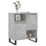 Aparador de madera contrachapada gris hormigón 60x35x70 cm de vidaXL, Aparadores - Ref: Foro24-831200, Precio: 64,17 €, Descu...