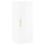 Armario de pared blanco brillante 34,5x34x90 cm de vidaXL, Aparadores - Ref: Foro24-828846, Precio: 48,84 €, Descuento: %