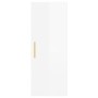 Armario de pared blanco brillante 34,5x34x90 cm de vidaXL, Aparadores - Ref: Foro24-828846, Precio: 48,84 €, Descuento: %