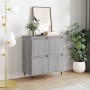 Gray Sonoma plywood sideboard 60x35x70 cm by vidaXL, Sideboards - Ref: Foro24-831210, Price: 69,87 €, Discount: %