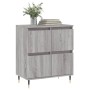 Gray Sonoma plywood sideboard 60x35x70 cm by vidaXL, Sideboards - Ref: Foro24-831210, Price: 69,87 €, Discount: %