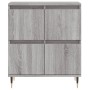 Gray Sonoma plywood sideboard 60x35x70 cm by vidaXL, Sideboards - Ref: Foro24-831210, Price: 69,87 €, Discount: %