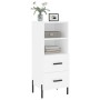 White engineered wood sideboard 34.5x34x90 cm by vidaXL, Sideboards - Ref: Foro24-828676, Price: 70,87 €, Discount: %