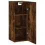 Smoked oak wall cabinet 34.5x34x90 cm by vidaXL, Sideboards - Ref: Foro24-828841, Price: 44,92 €, Discount: %