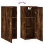 Smoked oak wall cabinet 34.5x34x90 cm by vidaXL, Sideboards - Ref: Foro24-828841, Price: 44,92 €, Discount: %