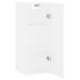 White wall cabinet 34.5x34x90 cm by vidaXL, Sideboards - Ref: Foro24-828836, Price: 45,99 €, Discount: %