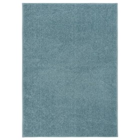 Alfombra de pelo corto azul 240x340 cm de vidaXL, Alfombras - Ref: Foro24-340351, Precio: 149,23 €, Descuento: %