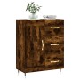 Smoked oak engineered wood sideboard 69.5x34x90 cm by vidaXL, Sideboards - Ref: Foro24-830241, Price: 72,99 €, Discount: %