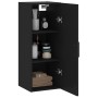 Black wall cabinet 34.5x34x90 cm by vidaXL, Sideboards - Ref: Foro24-828877, Price: 51,73 €, Discount: %