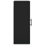 Black wall cabinet 34.5x34x90 cm by vidaXL, Sideboards - Ref: Foro24-828877, Price: 51,73 €, Discount: %