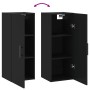 Black wall cabinet 34.5x34x90 cm by vidaXL, Sideboards - Ref: Foro24-828877, Price: 51,73 €, Discount: %