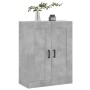 Armario de pared madera ingeniería gris hormigón 69,5x34x90 cm de vidaXL, Aparadores - Ref: Foro24-830384, Precio: 48,38 €, D...