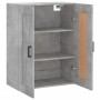 Armario de pared madera ingeniería gris hormigón 69,5x34x90 cm de vidaXL, Aparadores - Ref: Foro24-830384, Precio: 48,38 €, D...