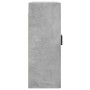 Armario de pared madera ingeniería gris hormigón 69,5x34x90 cm de vidaXL, Aparadores - Ref: Foro24-830384, Precio: 48,38 €, D...