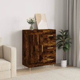 Sideboard aus Holzwerkstoff Räuchereiche 69,5x34x90 cm von vidaXL, Sideboards - Ref: Foro24-830249, Preis: 65,99 €, Rabatt: %