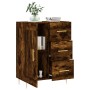 Aparador de madera de ingeniería roble ahumado 69,5x34x90 cm de vidaXL, Aparadores - Ref: Foro24-830249, Precio: 65,64 €, Des...