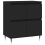 Black plywood sideboard 60x35x70 cm by vidaXL, Sideboards - Ref: Foro24-831205, Price: 65,98 €, Discount: %