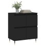 Black plywood sideboard 60x35x70 cm by vidaXL, Sideboards - Ref: Foro24-831205, Price: 65,98 €, Discount: %