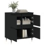 Black plywood sideboard 60x35x70 cm by vidaXL, Sideboards - Ref: Foro24-831205, Price: 65,98 €, Discount: %