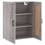 Armario de pared madera ingeniería gris Sonoma 69,5x34x90 cm de vidaXL, Aparadores - Ref: Foro24-830386, Precio: 67,69 €, Des...