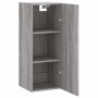 Armario de pared gris Sonoma 34,5x34x90 cm de vidaXL, Aparadores - Ref: Foro24-828874, Precio: 54,99 €, Descuento: %