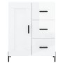 Aparador de madera contrachapada blanco brillante 69,5x34x90 cm de vidaXL, Aparadores - Ref: Foro24-830270, Precio: 81,66 €, ...