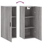 Armario de pared gris Sonoma 34,5x34x90 cm de vidaXL, Aparadores - Ref: Foro24-828874, Precio: 54,99 €, Descuento: %