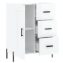 Glossy white plywood sideboard 69.5x34x90 cm by vidaXL, Sideboards - Ref: Foro24-830270, Price: 81,66 €, Discount: %