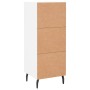 Aparador madera de ingeniería blanco 34,5x34x90 cm de vidaXL, Aparadores - Ref: Foro24-830460, Precio: 61,63 €, Descuento: %