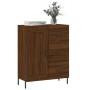 Aparador de madera de ingeniería marrón roble 69,5x34x90 cm de vidaXL, Aparadores - Ref: Foro24-830275, Precio: 75,89 €, Desc...