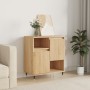 Aparador de madera contrachapada roble Sonoma 60x35x70 cm de vidaXL, Aparadores - Ref: Foro24-831183, Precio: 71,54 €, Descue...