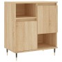 Aparador de madera contrachapada roble Sonoma 60x35x70 cm de vidaXL, Aparadores - Ref: Foro24-831183, Precio: 71,54 €, Descue...