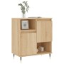 Aparador de madera contrachapada roble Sonoma 60x35x70 cm de vidaXL, Aparadores - Ref: Foro24-831183, Precio: 71,54 €, Descue...