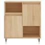 Aparador de madera contrachapada roble Sonoma 60x35x70 cm de vidaXL, Aparadores - Ref: Foro24-831183, Precio: 71,54 €, Descue...