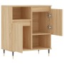 Aparador de madera contrachapada roble Sonoma 60x35x70 cm de vidaXL, Aparadores - Ref: Foro24-831183, Precio: 71,54 €, Descue...