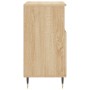 Aparador de madera contrachapada roble Sonoma 60x35x70 cm de vidaXL, Aparadores - Ref: Foro24-831183, Precio: 71,54 €, Descue...