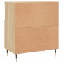 Aparador de madera contrachapada roble Sonoma 60x35x70 cm de vidaXL, Aparadores - Ref: Foro24-831183, Precio: 71,54 €, Descue...