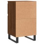 Aparador madera de ingeniería marrón roble 40x35x70 cm de vidaXL, Aparadores - Ref: Foro24-831178, Precio: 45,40 €, Descuento: %