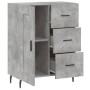 Aparador de madera de ingeniería gris hormigón 69,5x34x90 cm de vidaXL, Aparadores - Ref: Foro24-830280, Precio: 94,21 €, Des...