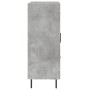 Aparador de madera de ingeniería gris hormigón 69,5x34x90 cm de vidaXL, Aparadores - Ref: Foro24-830280, Precio: 94,21 €, Des...