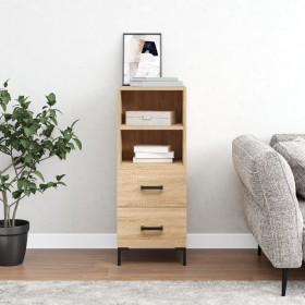 Sonoma oak plywood sideboard 34.5x34x90 cm by vidaXL, Sideboards - Ref: Foro24-828671, Price: 71,69 €, Discount: %