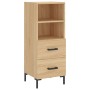 Sonoma oak plywood sideboard 34.5x34x90 cm by vidaXL, Sideboards - Ref: Foro24-828671, Price: 71,60 €, Discount: %