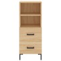 Sonoma oak plywood sideboard 34.5x34x90 cm by vidaXL, Sideboards - Ref: Foro24-828671, Price: 71,60 €, Discount: %