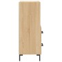 Sonoma oak plywood sideboard 34.5x34x90 cm by vidaXL, Sideboards - Ref: Foro24-828671, Price: 71,60 €, Discount: %