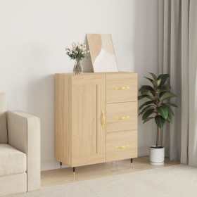 Sonoma Oak Engineered Wood Sideboard 69.5x34x90 cm by vidaXL, Sideboards - Ref: Foro24-830239, Price: 89,13 €, Discount: %