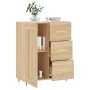 Aparador de madera de ingeniería roble Sonoma 69,5x34x90 cm de vidaXL, Aparadores - Ref: Foro24-830239, Precio: 89,13 €, Desc...