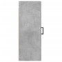 Armario de pared gris hormigón 34,5x34x90 cm de vidaXL, Aparadores - Ref: Foro24-828856, Precio: 43,25 €, Descuento: %